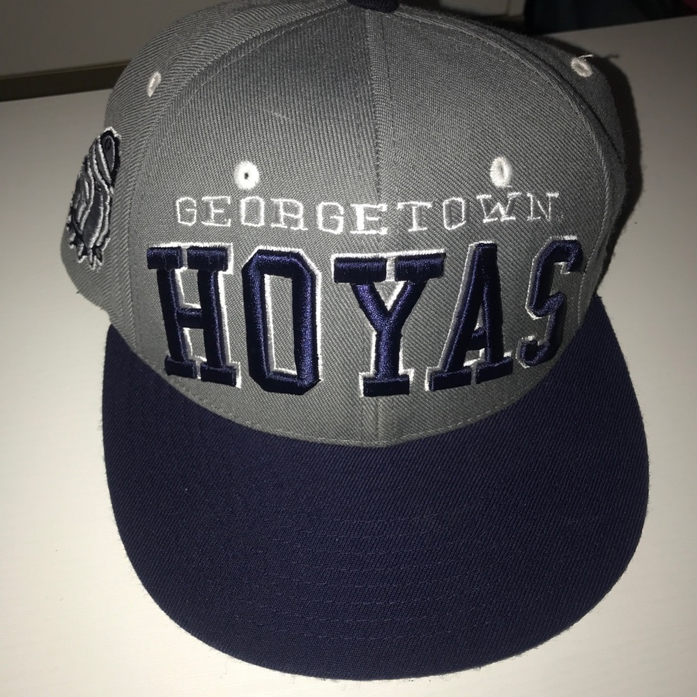 Georgetown Hoyas Gray and Blue Cap
